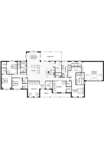 Ranch Style Floor Plan for Virtue Homes Richmond 40 V-2 family home
