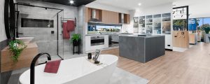 Interior of Virtue Homes showroom in Traralgon