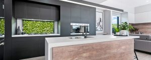 Beautiful contemporary kitchen in Display Home by Virtue Homes