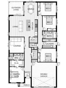 Floorplan of the Fairview 27V2, but Virtue Homes