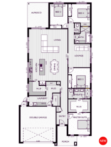 Floor plan for the Ayden 29