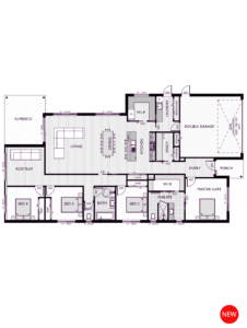 Floor plan for the Clayton 30