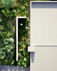 Render of the Eden 37 Display home aerial view